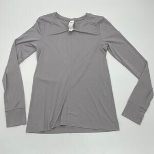 FABLETICS Light Purple Aria Scoop Neck Long Sleeve Lightweight Top Women Sz Med